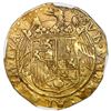 Image 2 : Seville, Spain, double excelente, Ferdinand-Isabel, X at top, S at bottom between busts, NGC AU deta
