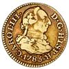 Image 1 : Madrid, Spain, gold bust 1/2 escudo, Charles III, 1785DV.