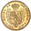 Image 2 : Madrid, Spain, gold 100 reales, Isabel II, 1864, NGC MS 65, "top pop."