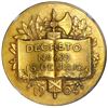 Image 2 : Colombia, large gold medal, 1904, tribute to Lucien Bonaparte-Wyse for Panama canal project, very ra