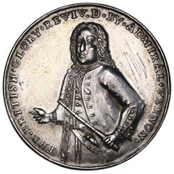 Great Britain, silver Admiral Vernon medal, 1739, Porto Bello, Vernon alone, very rare, ex-Adams, ex