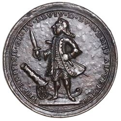 Great Britain, cast small-size copper-alloy Admiral Vernon medal, 1739, Porto Bello, Vernon and icon