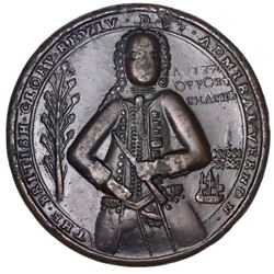 Great Britain, copper-alloy Admiral Vernon medal, 1739, Porto Bello / Fort Chagre, ex-Adams.