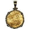 Image 1 : Seville, Spain, 1 escudo, Charles-Joanna, assayer * to left, mintmark S to right, mounted cross-side