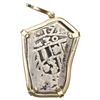 Image 1 : Mexico City, Mexico, cob 4 reales, 1713J, ex-1715 Fleet (Real Eight Co.), mounted in 14K gold bezel 