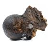 Image 1 : Three-pounder iron cannonball encrusted with ship timber spike and copper XX cash coins of the Engli