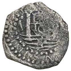 Lima, Peru, cob 1 real,  Star of Lima  type, 16(59)V.