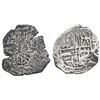Image 1 : Lot of two Potosi, Bolivia, cob 2 reales, Philip III or IV, assayers not visible.