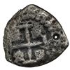 Image 2 : Potosi, Bolivia, cob 1/2 real, 1655E, P-dot-H at top, rare.