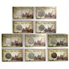 Image 2 : Lot of ten Mexico City, Mexico, bust 8 reales, Charles III, 1783FF, in hard-plastic promotional hold