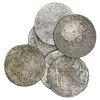 Image 1 : Lot of six Spanish and Spanish colonial bust 8 reales, Charles IV and Ferdinand VII.