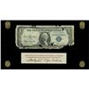 Image 1 : USA, silver certificate, $1, series 1935D, serial Y93233683F, Clark-Snyder, narrow reverse border, e