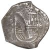 Image 1 : Mexico City, Mexico, cob 8 reales, Philip IV, assayer P, with chopmarks and test-marks as from circu