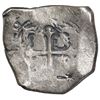 Image 2 : Mexico City, Mexico, cob 8 reales, Charles II, assayer not visible, with chopmark as from circulatio