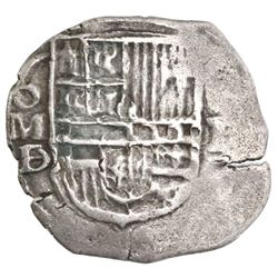 Mexico City, Mexico, cob 1 real, Philip III, assayer D/F (1618).