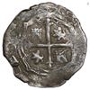 Image 2 : Mexico City, Mexico, cob 1/2 real, Philip II, assayer F to right.