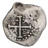 Image 2 : Lima, Peru, cob 1/2 real, (1659V), "Star of Lima" Type, rare.