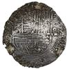 Image 1 : Potosi, Bolivia, cob 8 reales, Philip II, assayer not visible (style of 4th-period B).