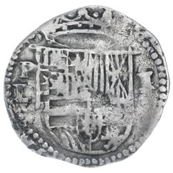 Potosi, Bolivia, cob 1 real, Philip II, assayer L (1st period).