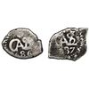 Image 1 : Lot of two Potosi, Bolivia, cob 1/2R of Charles II: 1686, 1687.
