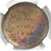 Image 2 : Buenos Aires, Argentina, copper 5/10 real, 1828, struck over a 1 decimo of 1822-23, NGC UNC details 