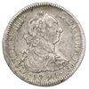 Image 1 : Santiago, Chile, bust 2 reales, Charles IV (bust of Charles III, ordinal IIII), 1791DA.