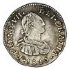 Image 1 : Popayan, Colombia, bust 1/2 real, Ferdinand VII (bust of Charles IV), 1810JF.