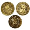 Image 2 : Lot of three Costa Rica (Central American Republic) gold 1/2E, assayers JB: 1846, 1847 and 1848.