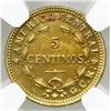 Image 2 : Costa Rica, 5 centimos, 1936G-CR, NGC MS 64.