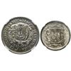 Image 2 : Lot of two Dominican Republic (struck at the Philadelphia Mint) coins: 1 peso, 1963, Restoration of 