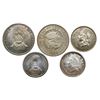 Image 1 : Large lot of 21 Dominican Republic coins: silver peso, 1952; copper-nickel peso, 1969, 1978; silver 
