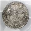 Image 2 : Quito, Ecuador, 1/2 real, 1833GJ, denomination oM-R, rare, PCGS XF details / tooled.