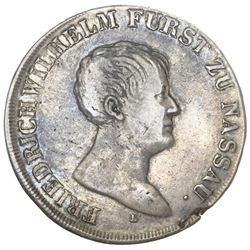 Nassau-Weilburg (German States), taler, 1813-L, Friedrich Wilhelm II, ex-Gibbs.