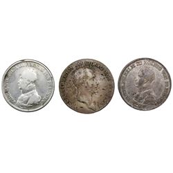 Lot of three Prussia (German States), talers of Friedrich Wilhelm III: 1814-A, 1817-A, 1818-A.