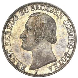 Saxe-Coburg-Gotha (German States), taler, 1846-F, Ernst II.