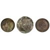 Image 1 : Lot of three German States talers: Nassau, 1860, Adolph; Reuss-Schleiz, 1862-A, Heinrich LXVII; Saxo