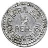 Image 2 : Guatemala, aluminum 1/2 real token, Ferrocarril del Norte, no date (ca. 1900).