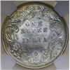 Image 2 : Bombay, British (India), rupee, Victoria, 1886-B, NGC MS 63.