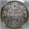 Image 2 : Bombay, British (India), rupee, Victoria, 1890-B, NGC MS 62.