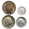 Image 2 : Lot of four British (India) coins of Edward VII: Bombay, 1/2 rupee, 1907; Calcutta, 1/2 rupee, 1910;