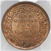 Image 2 : Calcutta, India (British), copper 1/4 anna, Edward VII, 1903(C ), PCGS MS65RD, finest known in PCGS 