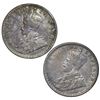 Image 1 : Lot of two Calcutta, India (British), rupees, George V, 1911.