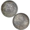 Image 2 : Lot of two Calcutta, India (British), rupees, George V, 1911.