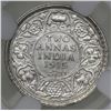 Image 2 : Calcutta, India (British), 2 annas, George V, 1915, NGC MS 63.