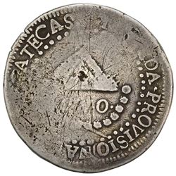 Zacatecas, Mexico, 8 reales (provisional), Ferdinand VII, (1811)-LVO, second type with proper royal