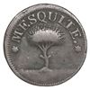 Image 1 : Aguascalientes, Mexico, copper token, no date (ca. 1850), Baja California Norte.