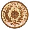 Image 2 : Paraguay (struck at the Heaton mint, England), specimen copper 1 centesimo, 1870-SHAW, PCGS SP64RB.