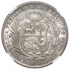 Image 2 : Lima, Peru, 1 sol, 1893TF, NGC MS 64.