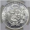 Image 2 : Lima, Peru, 1 sol, 1894TF, NGC MS 65.