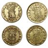 Image 2 : Lot of four Spanish gold bust 1/2 escudos of Ferdinand VI, as follows: Madrid, 1757JB and 1758JB; Se